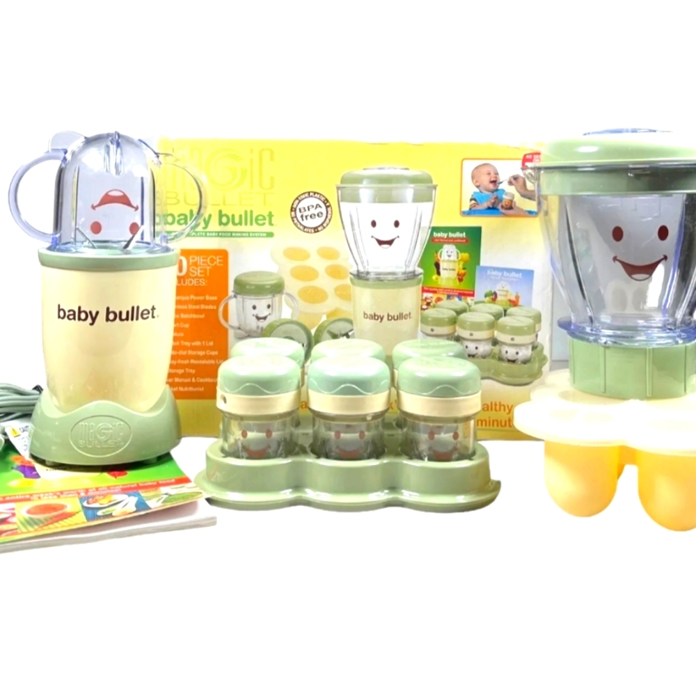Magic Bullet Baby Bullet the complete baby food making systems.